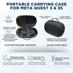Carrying case for Meta Quest 3S headset