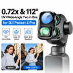 2-in-1 UV and wide angle lens filter for Pocket 4 Pro
