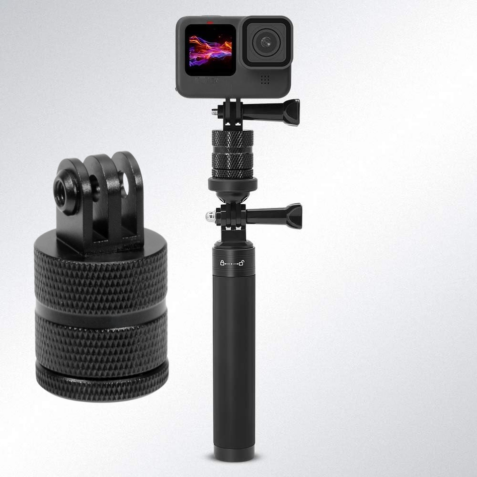 CNC metal rotating mount for DJI Osmo and Insta360