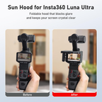 Foldable screen shade for Insta360 Luna Ultra