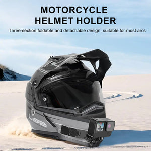 Motorcycle Helmet Chin Mount for Go pro Hero,Insta 360, 