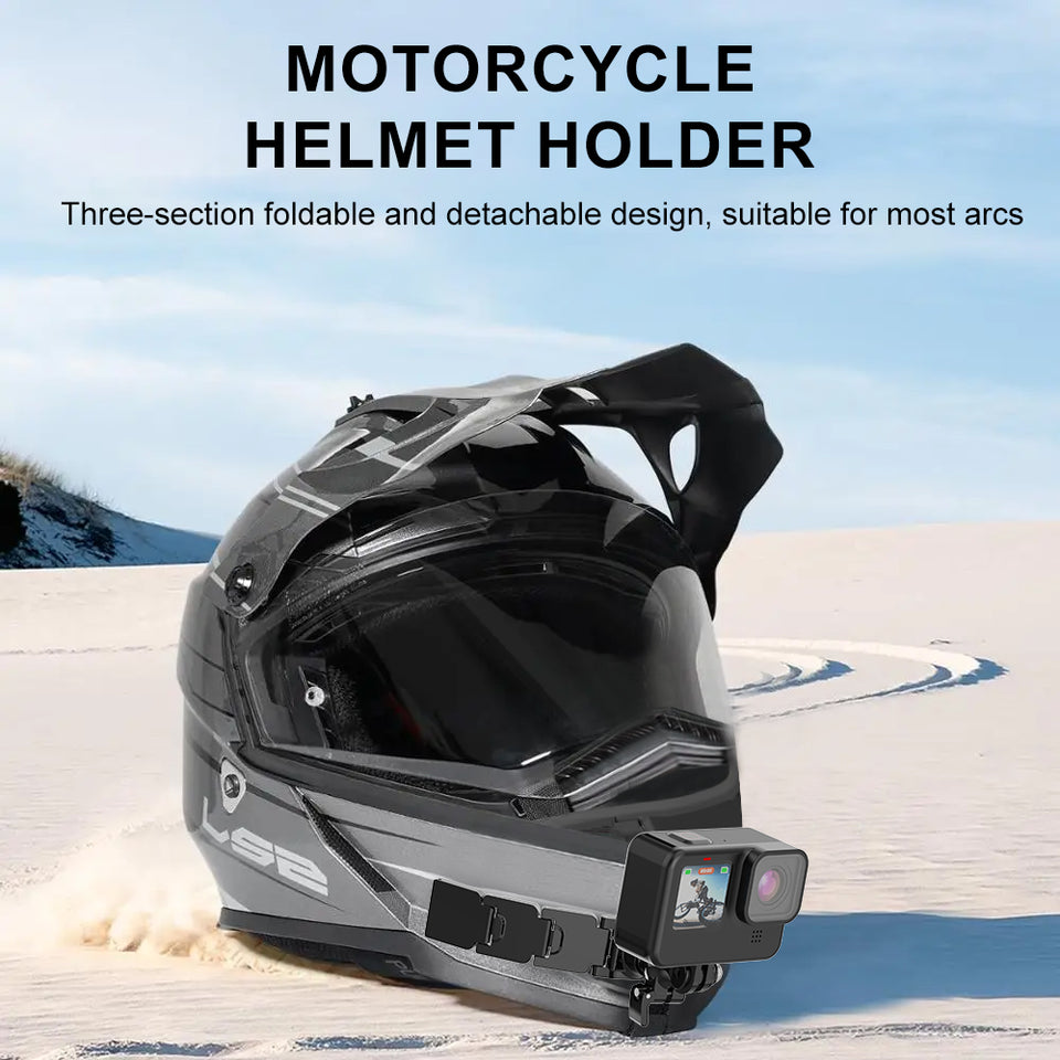 Helmet chin mount for Go Pro, helmet camera mount, chin strap holder