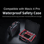 Waterproof drone carrying case with all-in-one travel kit