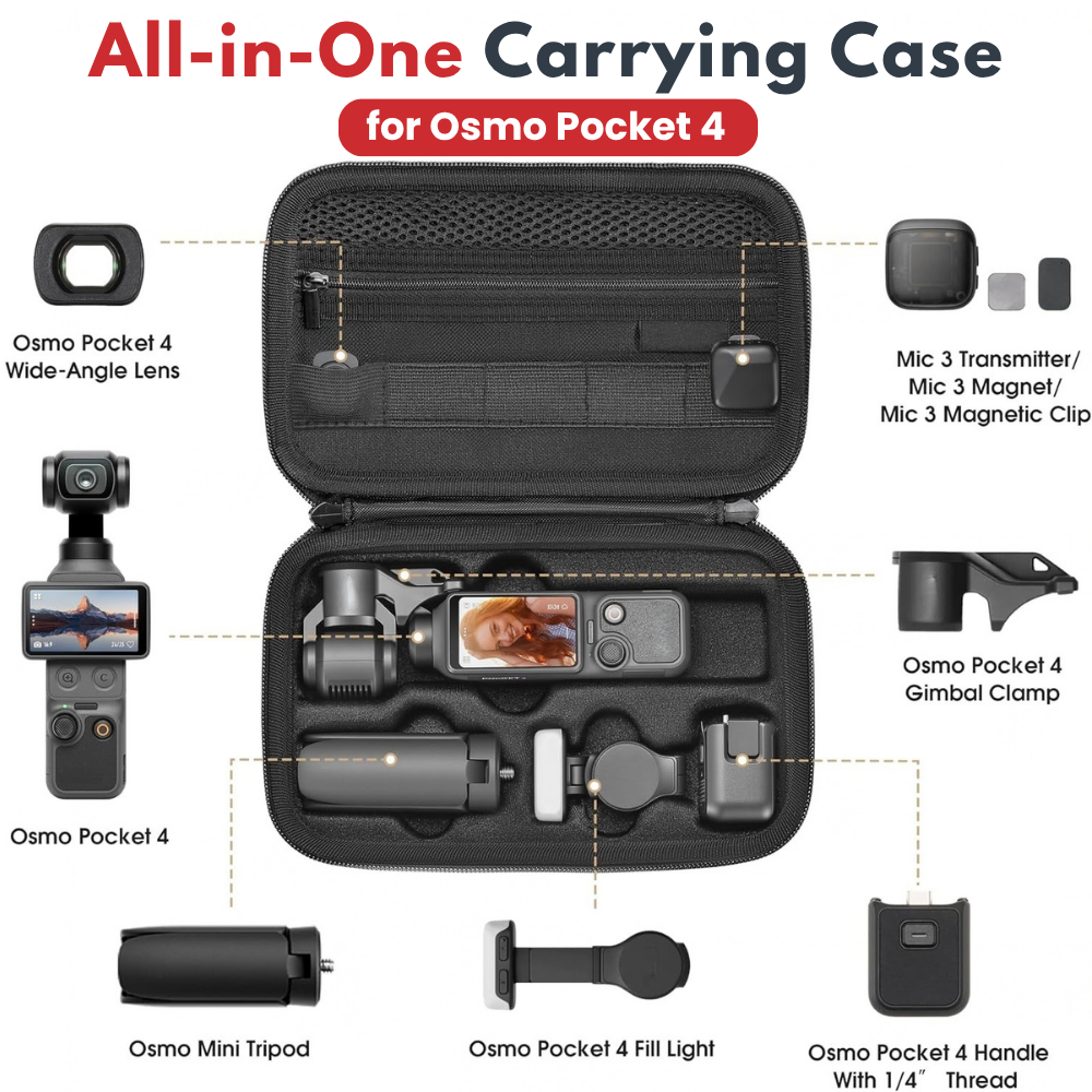 Carrying case for DJI Osmo Pocket 4