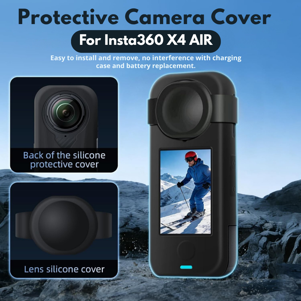 insta360 x4 air camera sleeve with lens cover