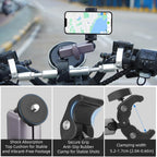 Insta 360 X4 Bike Handle bar mount for insta 360 cameras, dji osm o action 5 accessories mount for vlogging, gopro hero 13, gopro hero 12 action camera accessories for bike handlebar mount, motorcycle POV mount for insta 360 Camera, X3 Accessories, Action 5 pro mounts