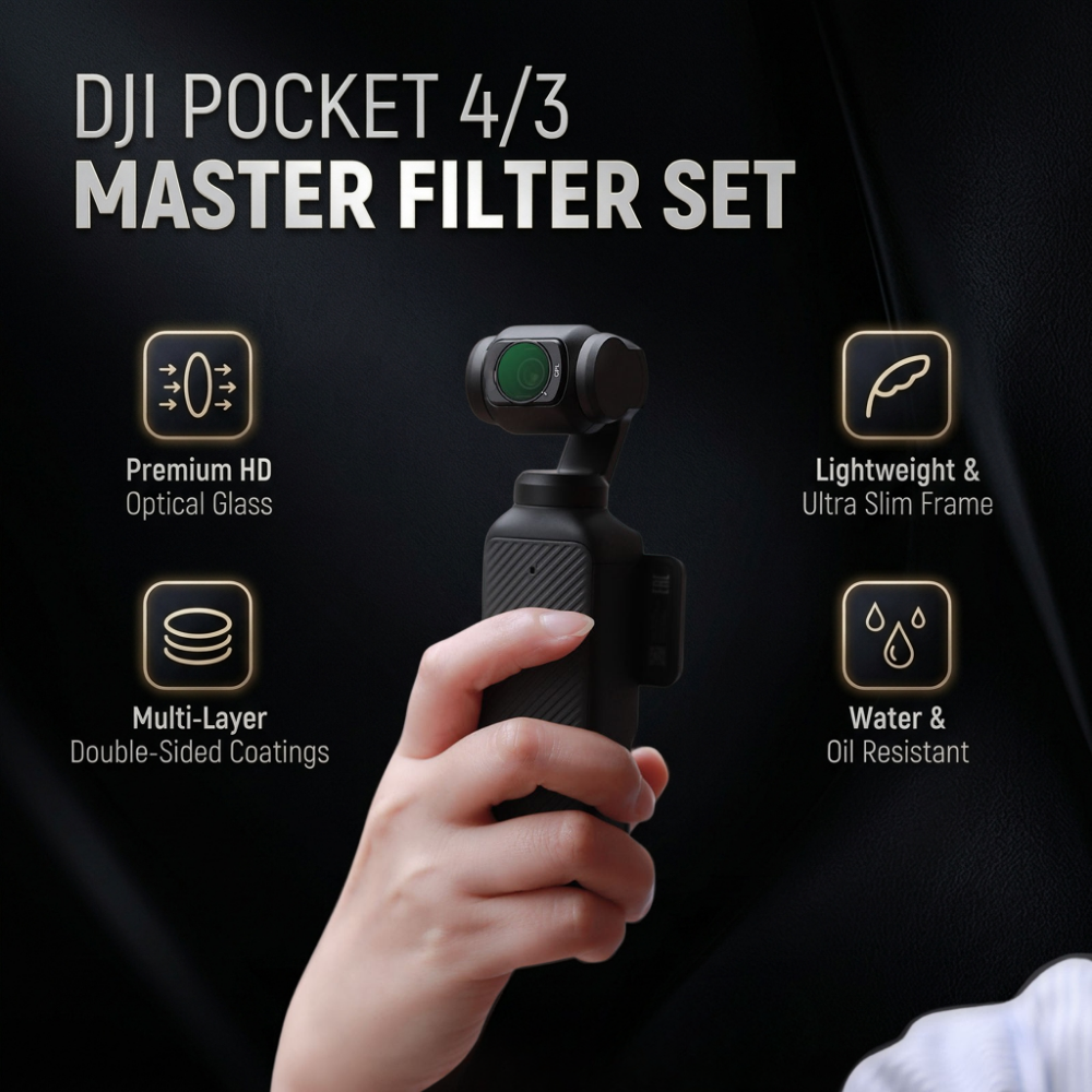 magnetic CPL and ND filters for DJI Pocket
