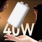 40W LED camera light with fan cooling and dimmable 3000K-7000K