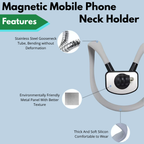 Hands-free GoPro neck mount for hiking, cycling, and recording