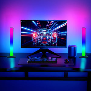 Gaming and party RGB music sync ambient light bar setup
