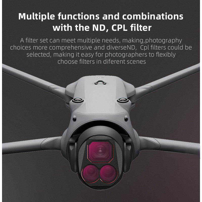 ND filter kit for D JI Mavic 4 Pro drone camera