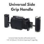 adjustable side handle for camera rig