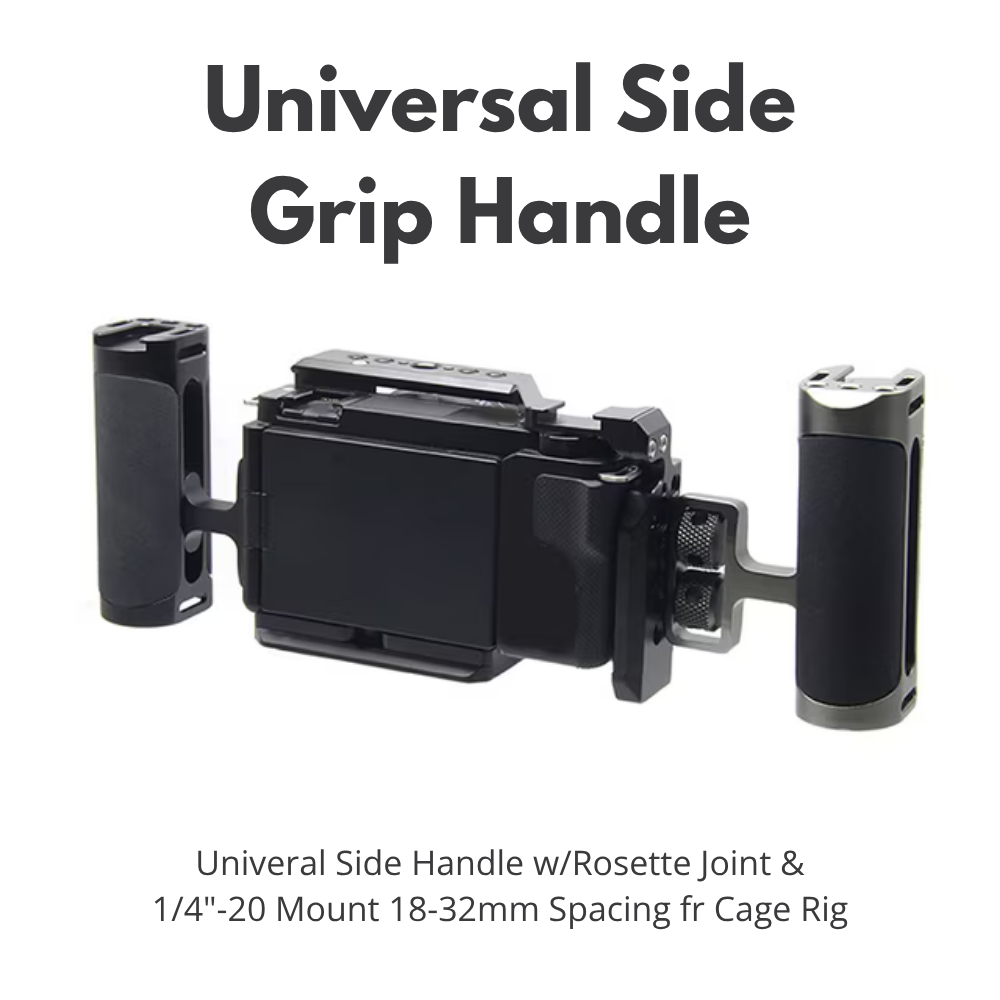 adjustable side handle for camera rig