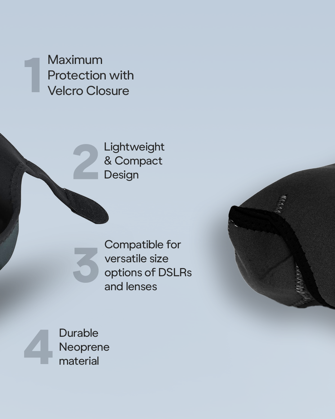 neoprene camera case soft DSLR cover