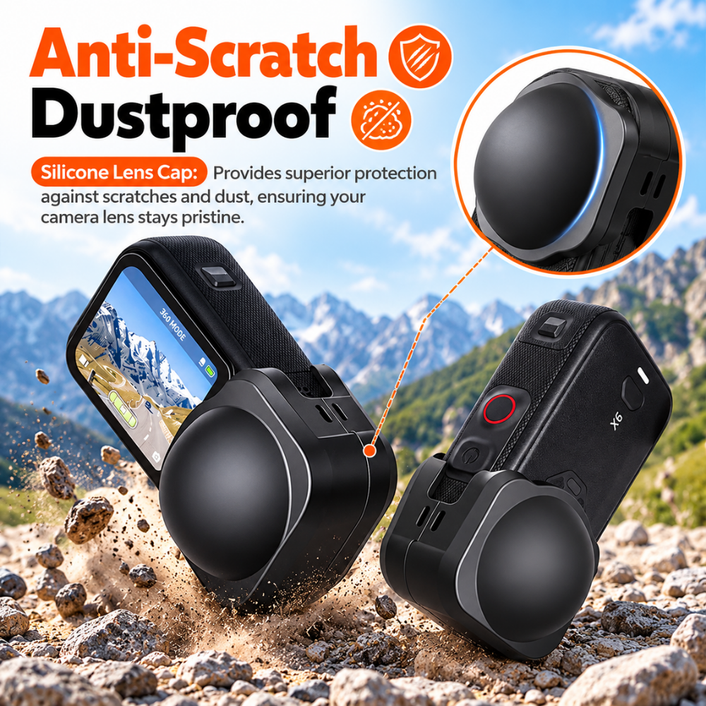 Dustproof lens cap for Insta360 X6 camera