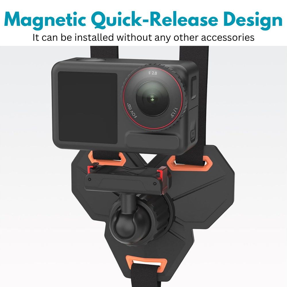 Helmet Chin Strap Mount for DJI Osmo Action 3