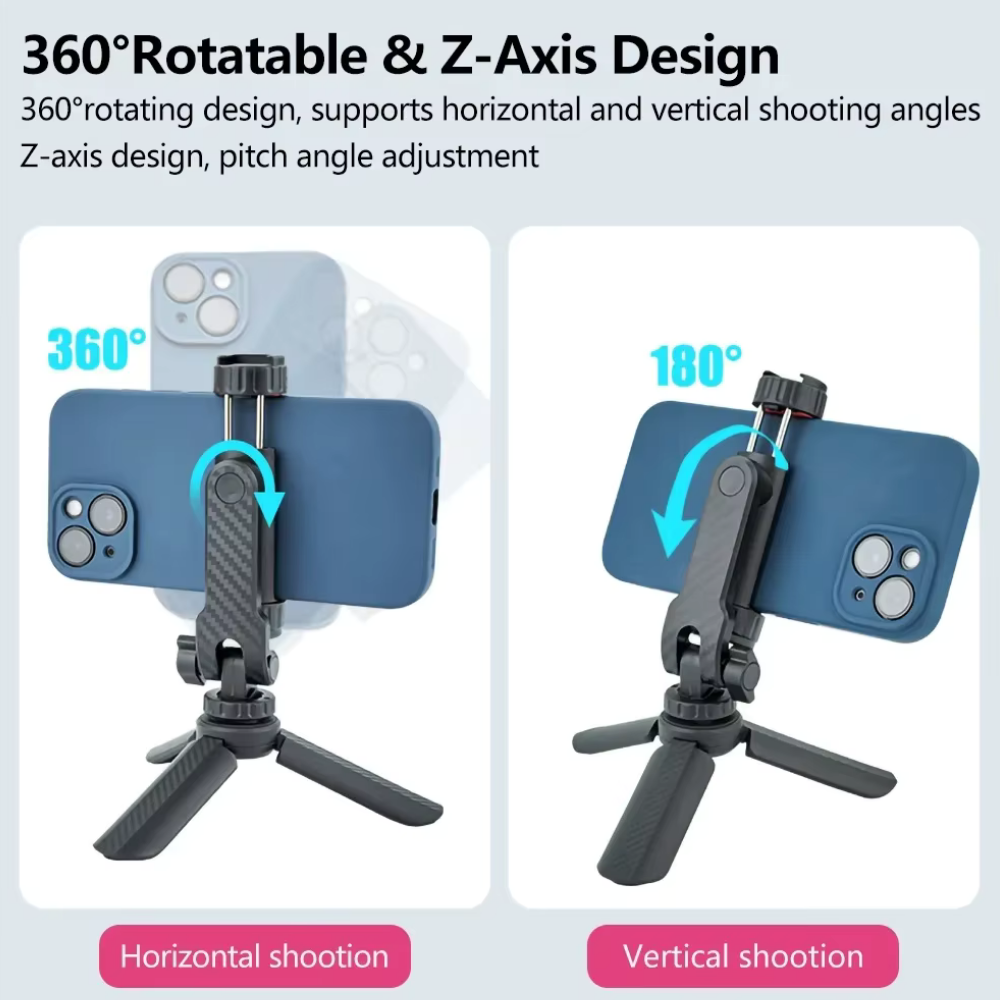 360 degree rotatable mobile phone clip
