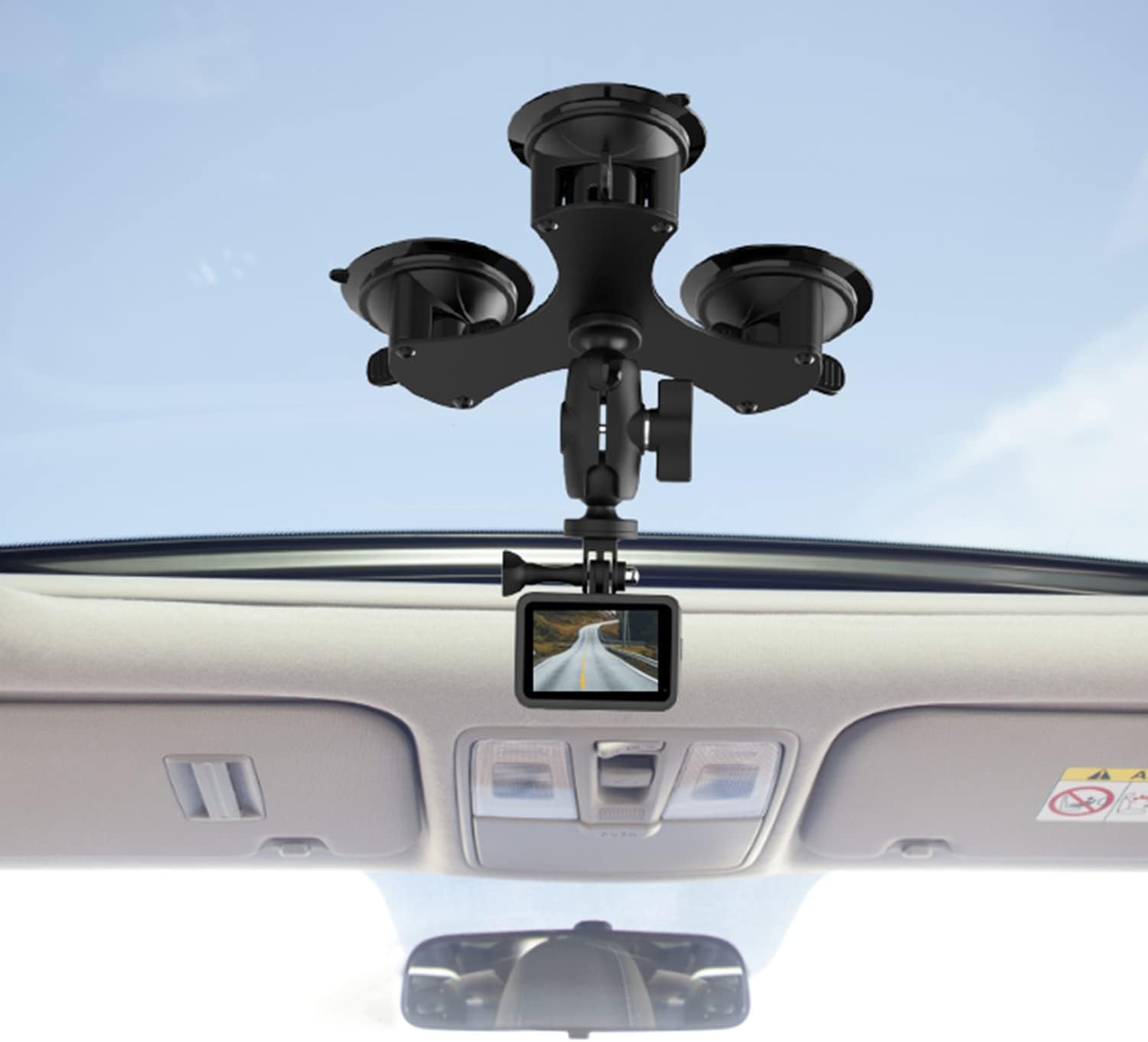 Action Camera Suction Mount