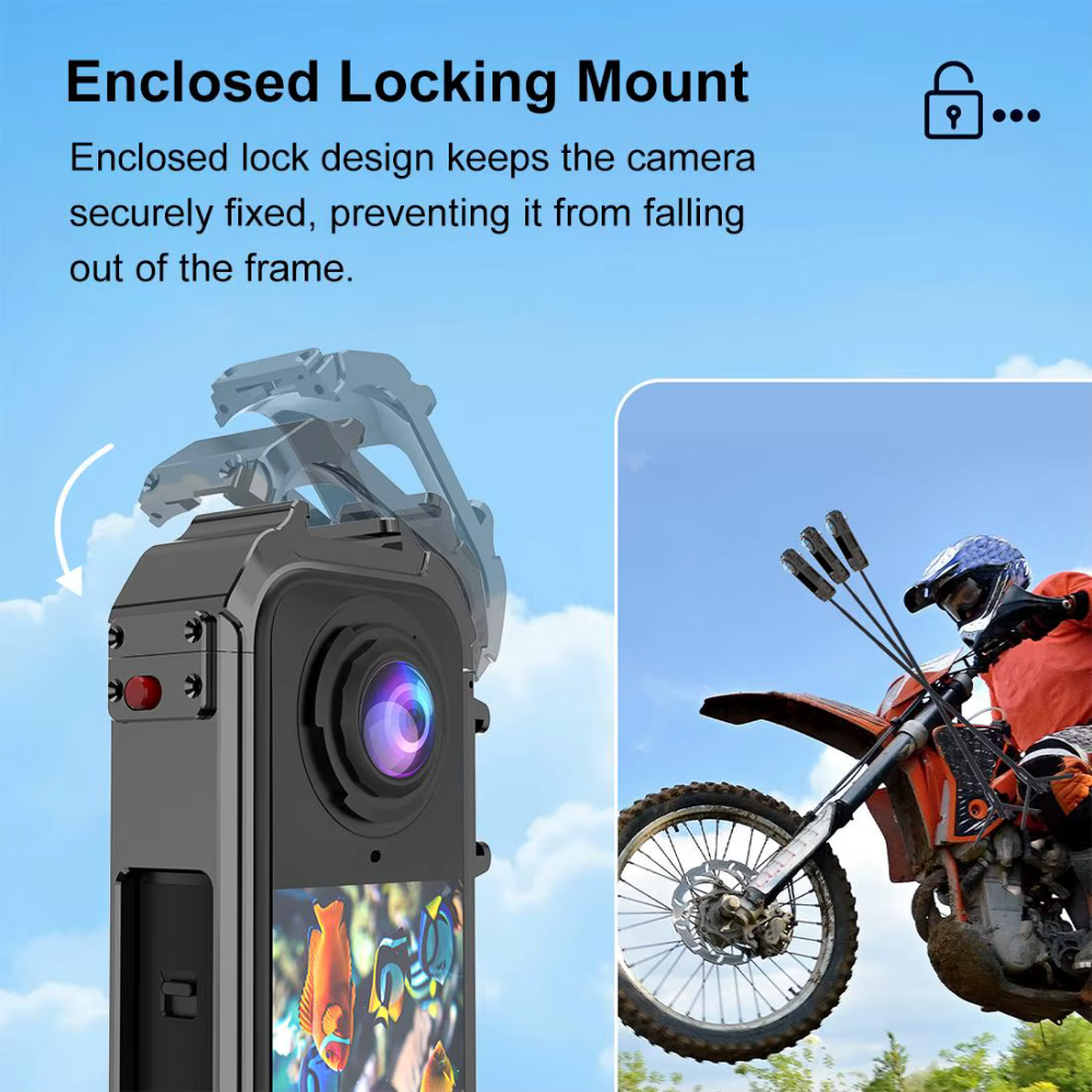 Magnetic base camera cage for Insta360 X4 Air