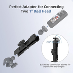 Motorcycle Handlebar Clamp Mount for Camera and GPS