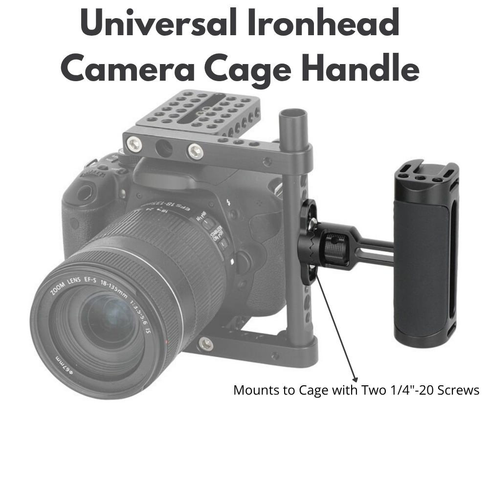 adjustable camera handle grip aluminum build