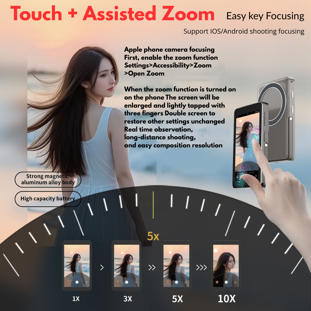 touch screen selfie monitor android