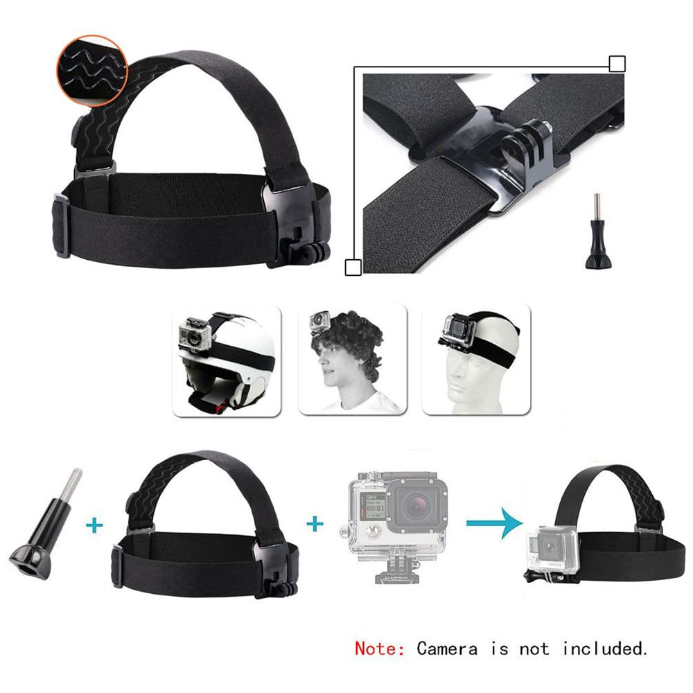 action camera headband mount for DJI Osmo Action cameras