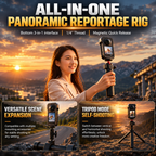Aluminum Camera Cage for Insta360 X6 with cold shoe mount