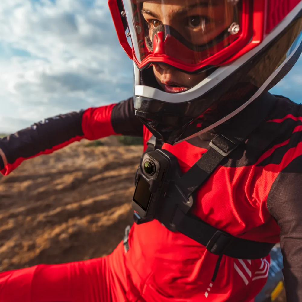 insta360 x5 chest strap for biking skiing