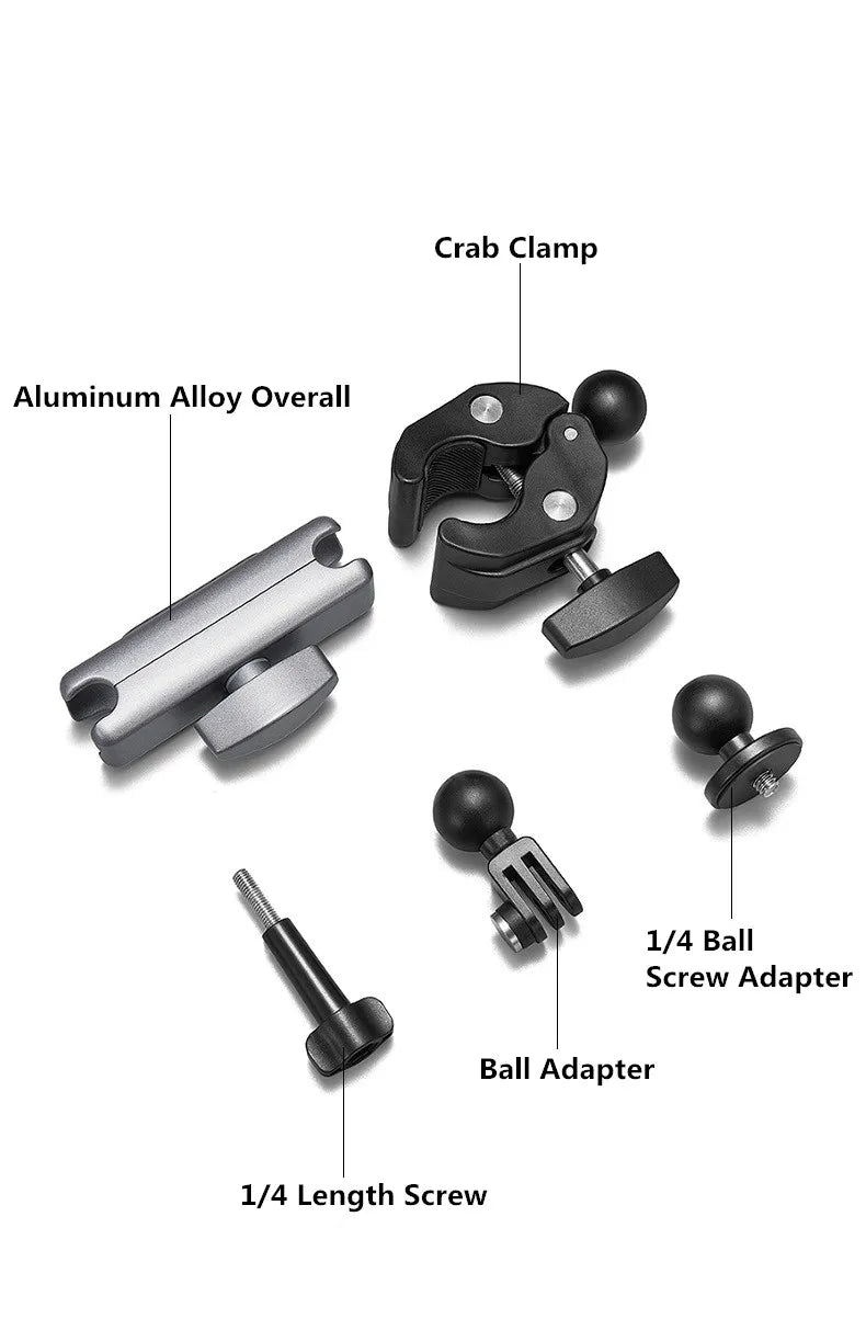 Insta 360 X4 Bike Handle bar mount for insta 360 cameras, dji osm o action 5 accessories mount for vlogging, gopro hero 13, gopro hero 12 action camera accessories for bike handlebar mount, motorcycle POV mount for insta 360 Camera, X3 Accessories, Action 5 pro mounts