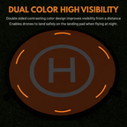 Universal Drone Landing Pad for DJI Neo2, Air 3S Mini 5 Pro And Other Drones | 75cm Foldable Waterproof - Yantralay - School Of Gadgets