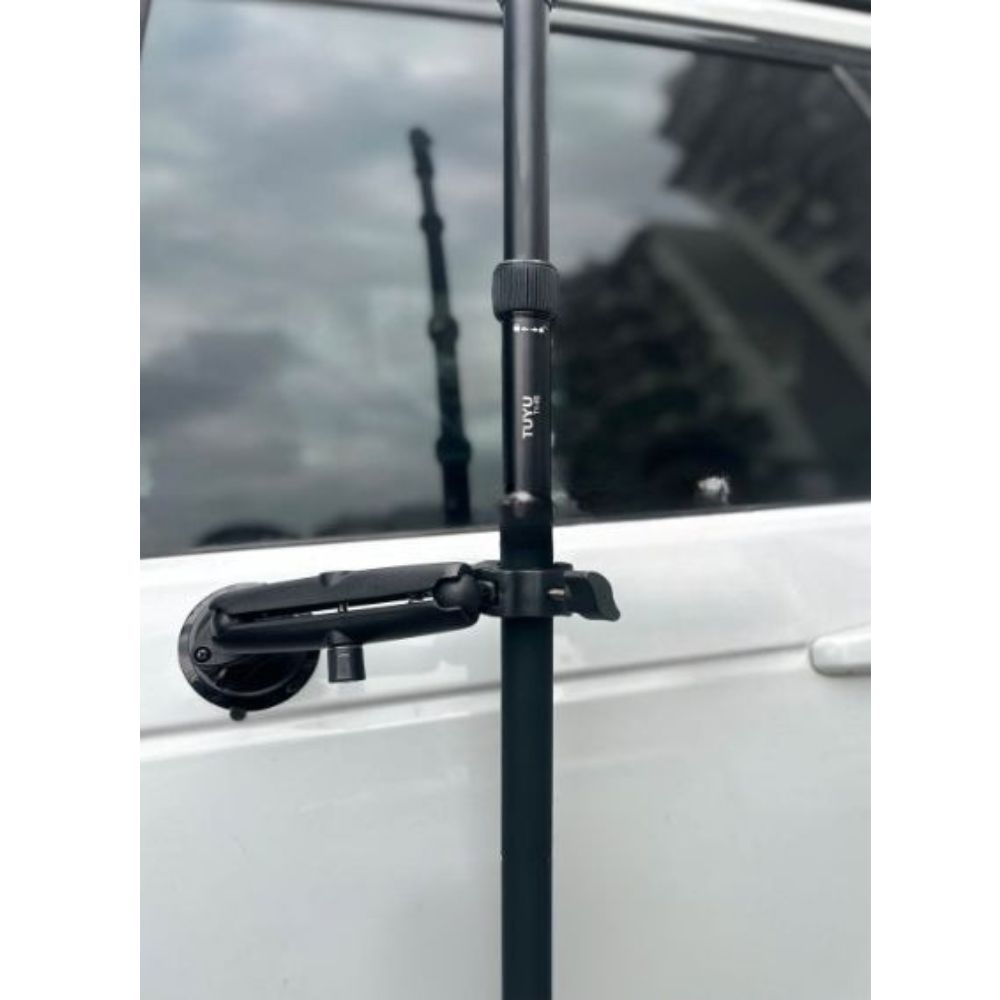 car suction mount,  suction mount with clamp, suction jaw clamp.