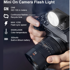 rechargeable speedlite external flash