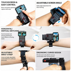 Vertical Horizontal Monitor Mount for Insta 360 Luna Ultra