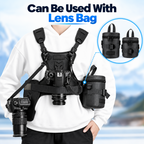 Professional Dual Camera Carrying System with Shoulder Straps