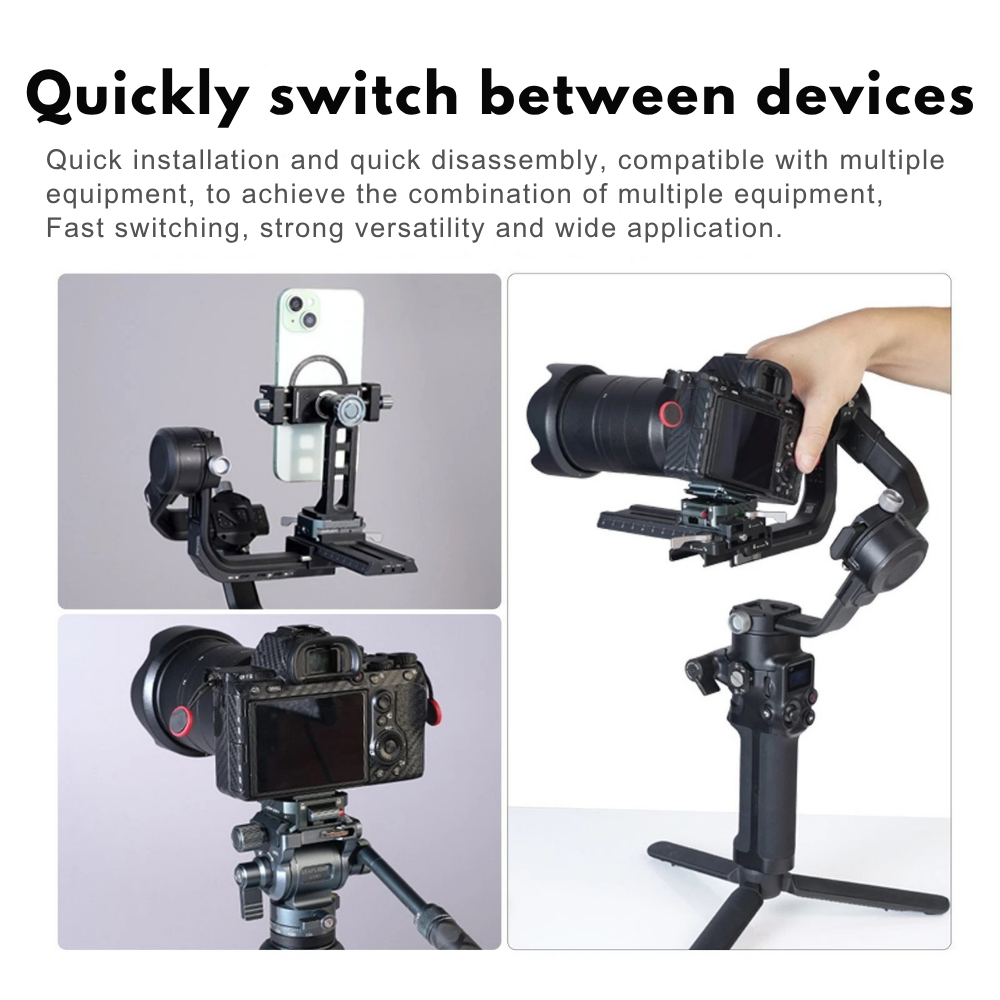 Arca-Swiss Quick Release Plate with Dual Safety Lock