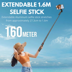 extendable selfie stick for content creators