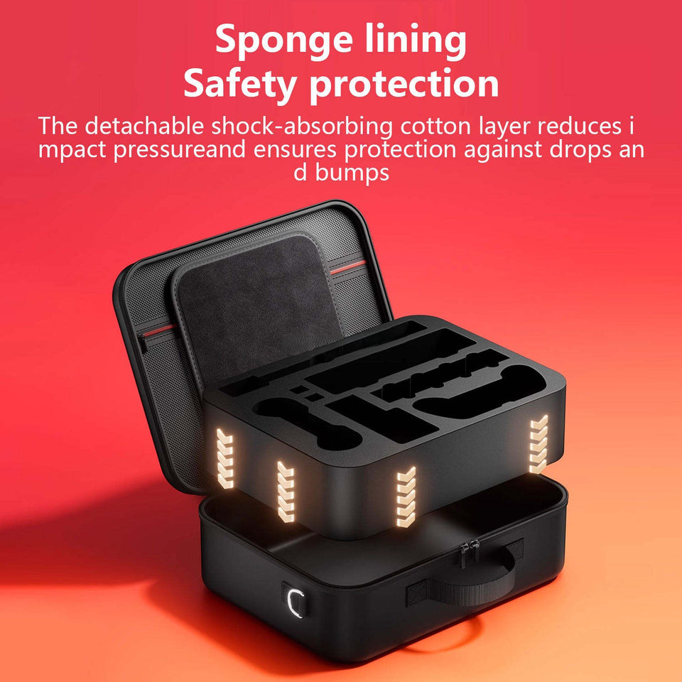 Large capacity Nintendo Switch 2 case with EVA protective shell