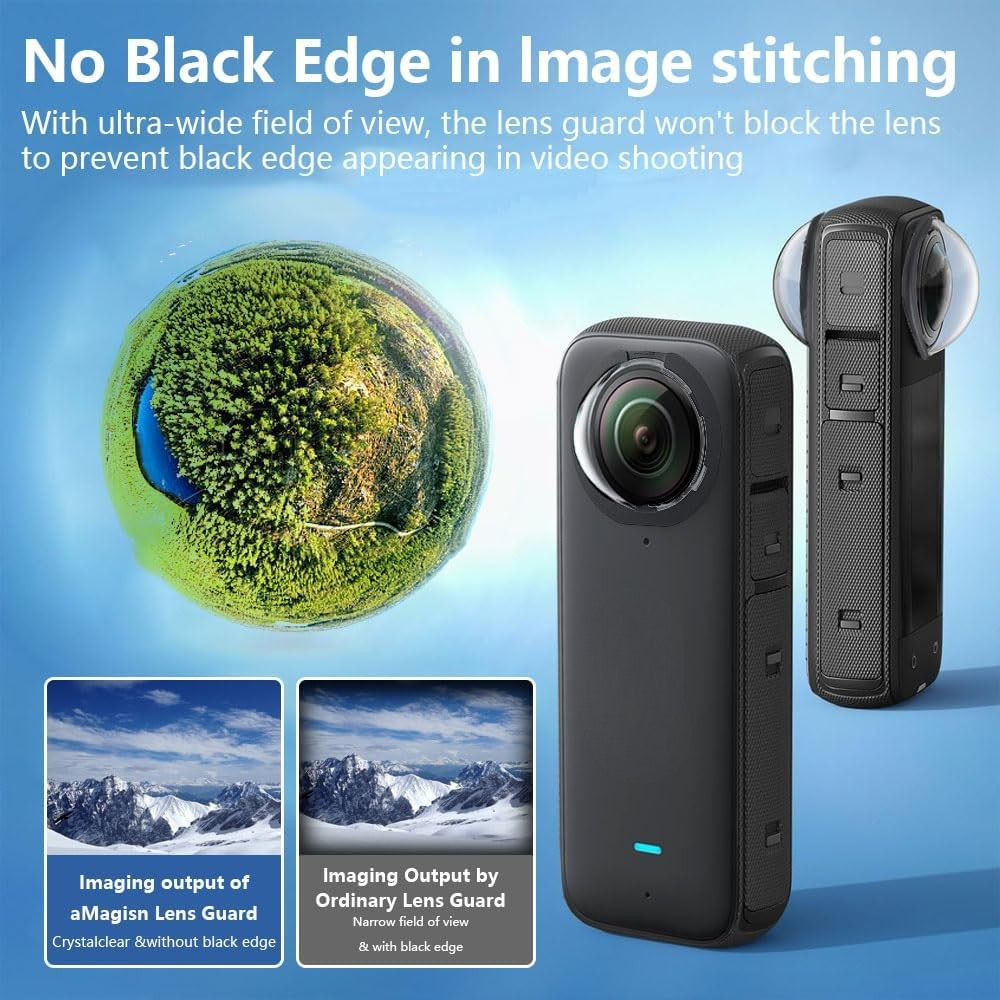 dual lens protector for Insta360 X3 camera accessory
