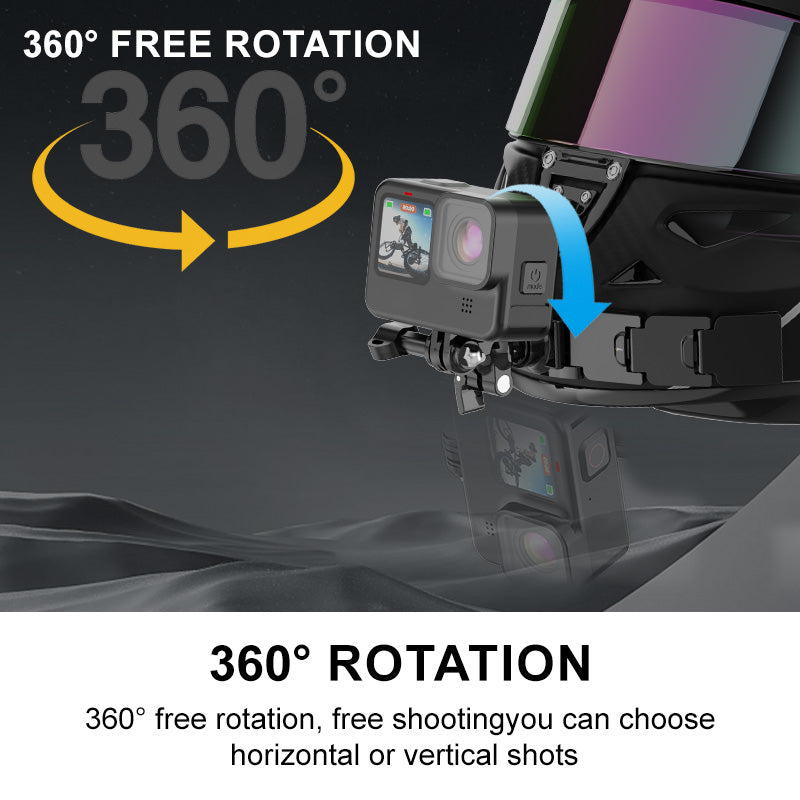 360 helmet cam motorcycle Motorcycle Helmet Chin Mount for GoPro, Insta360 & DJI | Yantralay – Yantralay