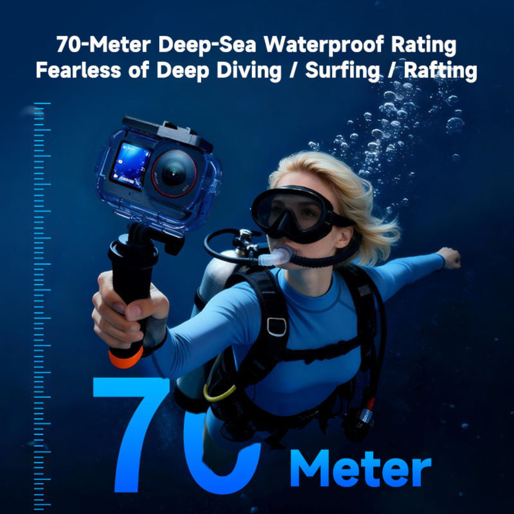 70m waterproof case for action camera