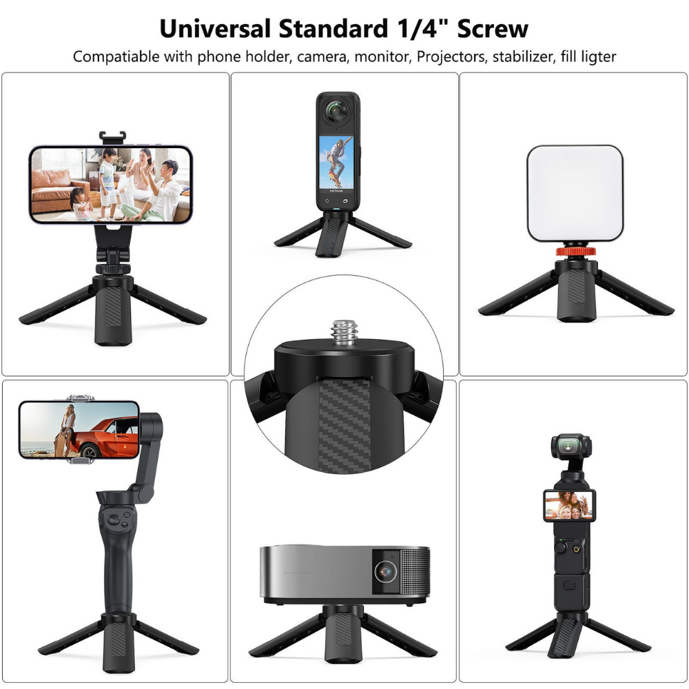 Mini tripod for handheld gimbal stabilizer