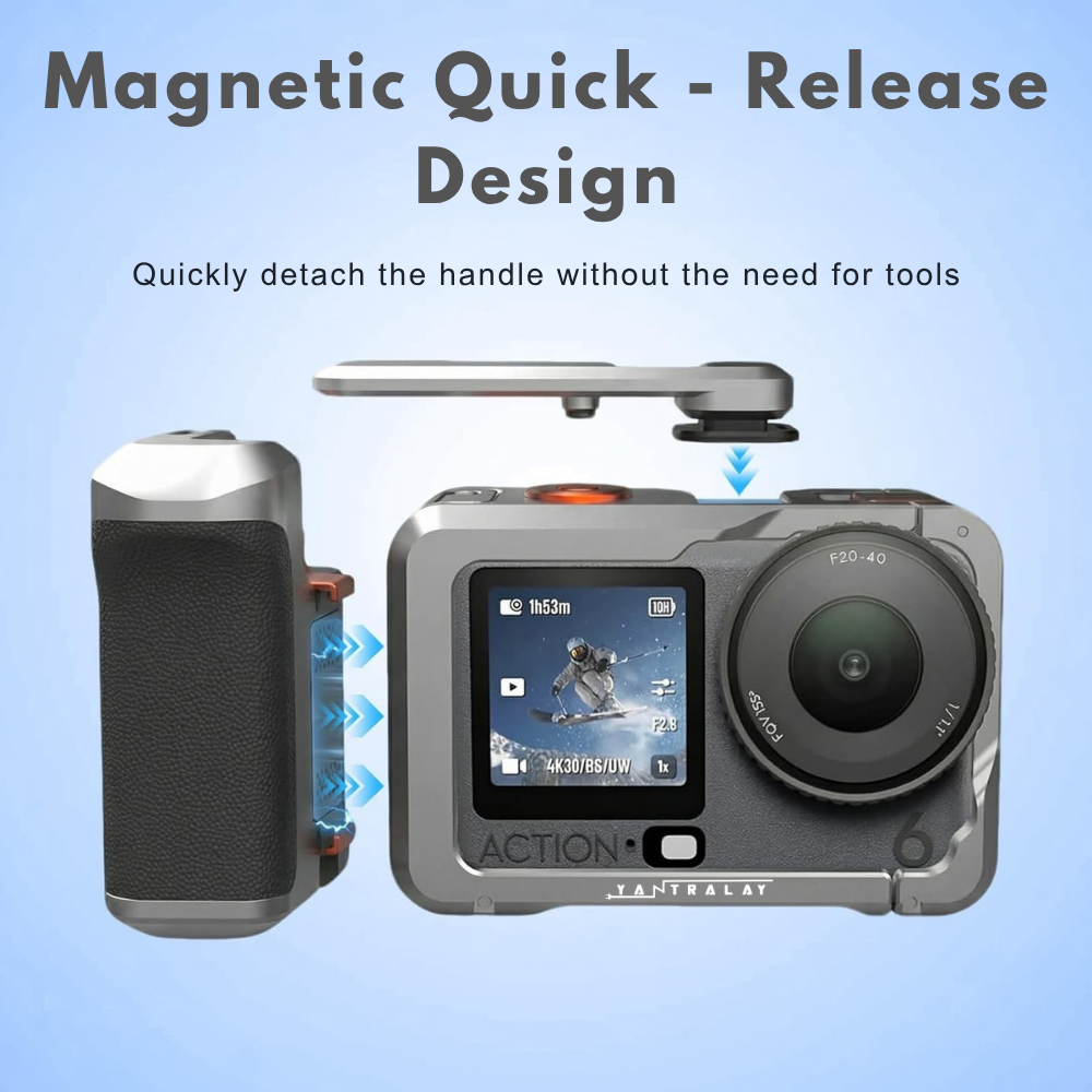 osmo action 6 cage with cold shoe mount