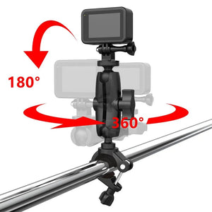 Bike Bicycle Handlebar Mount with 1/4" Screw Compatible for Gopro Hero 12/11/10/9, Max, Insta360 ONE X4/X3/X2, ONE R/RS, Action 4/3 Series & All Other Action Cameras