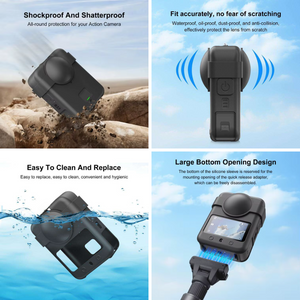 Anti-drop camera body cover with lanyard for travel