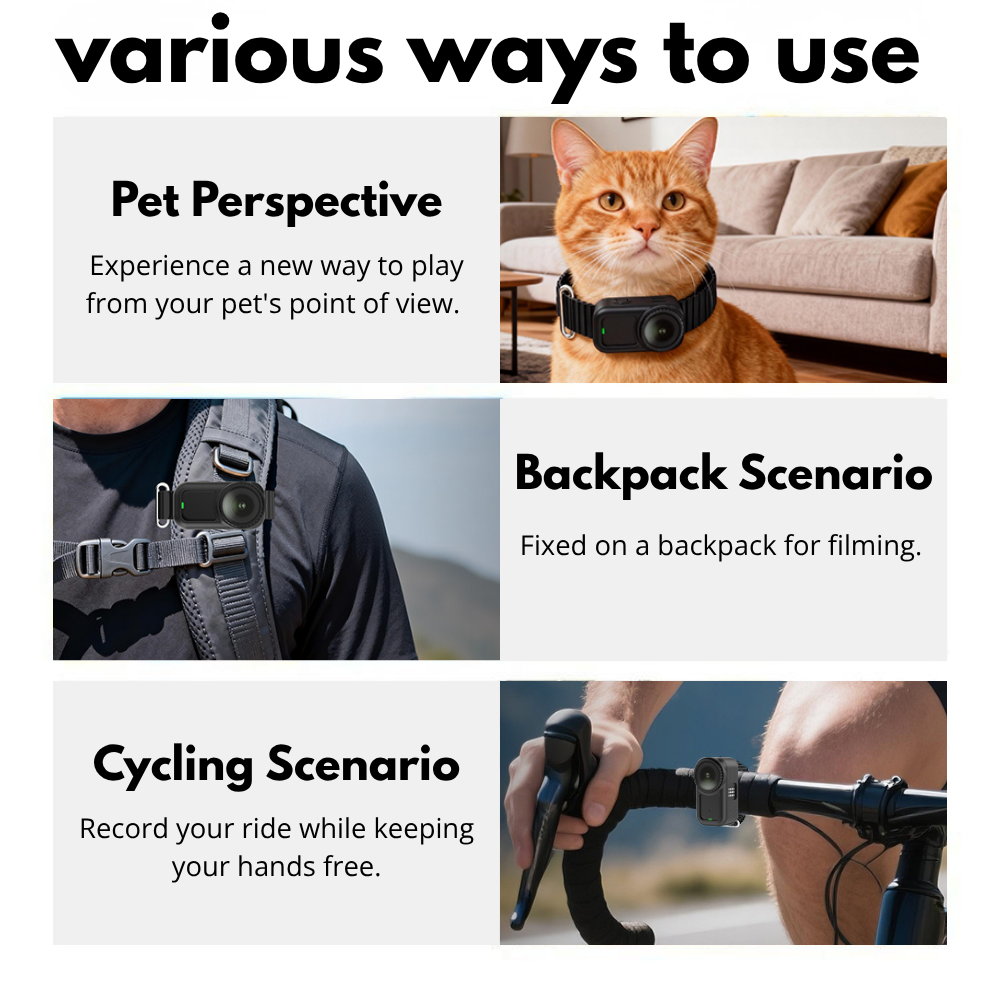 silicone wrist strap for action camera pov