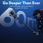 360 camera underwater case invisible design