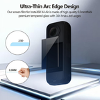 tempered glass screen protector Insta360 X4 Air anti fingerprint