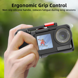 Vlogging grip accessory for DJI Osmo Action 5 Pro camera