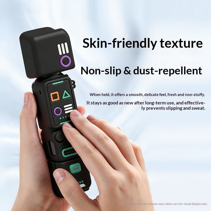 DJI Osmo Pocket 4 Silicone Case with screen protector